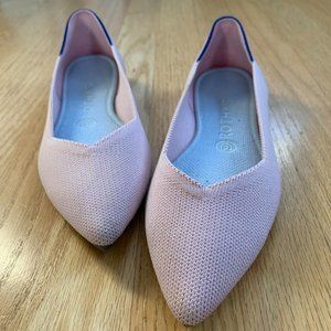 pink blush THE Point  Rothy's flats!  size 8.5  washable pastel